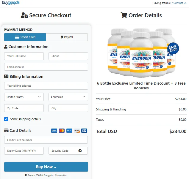 myenergeia - energeia secure checkout 635x603